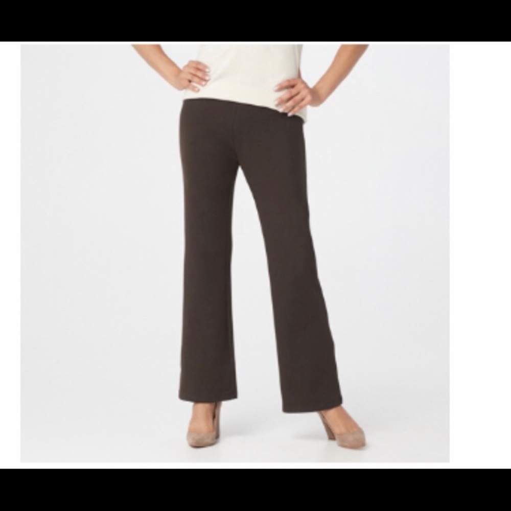 Women with Control “Leah” Chocolate Boot Cut Pants
